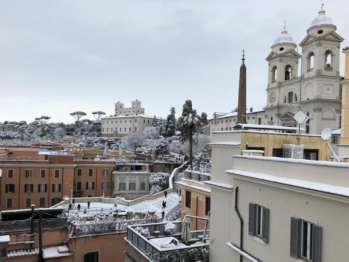 Apartment Spanish Steps With Panoramic Roof-Terrace Rzym Zewnętrze zdjęcie